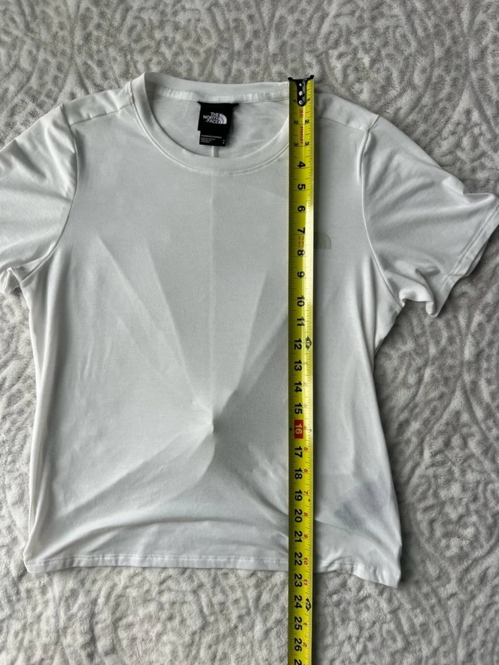 The North Face Women's White Crewneck Tee with Tie Knot Back | Size S - Picture 6 of 10